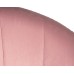 Кресло дизайнерское DOBRIN EDISON, розовый велюр (1922-16)