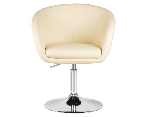 Кресло дизайнерское DOBRIN EDISON, кремовый