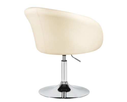 Кресло дизайнерское DOBRIN EDISON, кремовый
