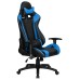 Кресло игровое DOBRIN BRIAN, черно-синяя экокожа