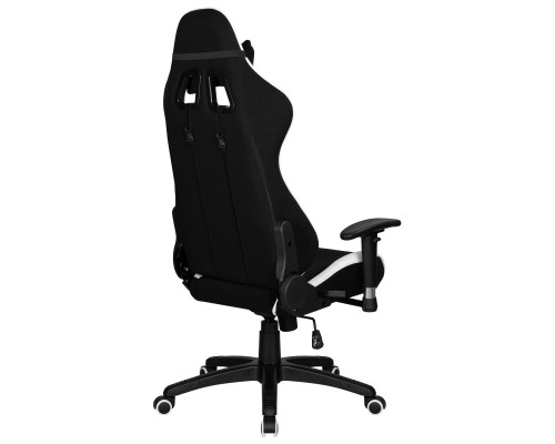 Кресло игровое DOBRIN DALLAS, черно-белая ткань