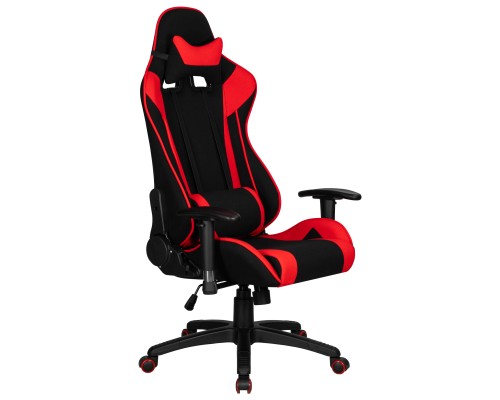 Кресло игровое DOBRIN DALLAS, черно-красная ткань