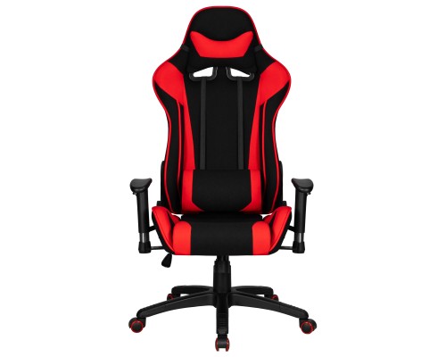 Кресло игровое DOBRIN DALLAS, черно-красная ткань