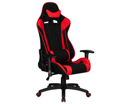 Кресло игровое DOBRIN DALLAS, черно-красная ткань