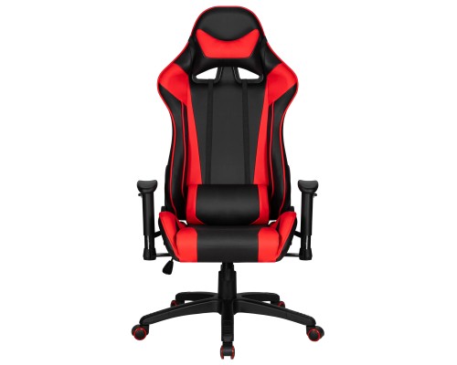 Кресло игровое DOBRIN BRIAN, черно-красная экокожа