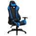Кресло игровое DOBRIN BRIAN, черно-синяя экокожа