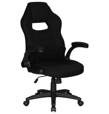 Кресло игровое DOBRIN RICK, черная ткань