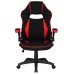 Кресло игровое DOBRIN RICK, черно-красная ткань