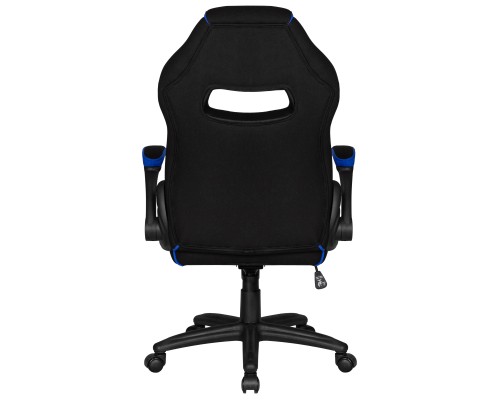 Кресло игровое DOBRIN RICK, черно-синяя ткань