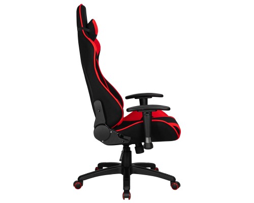 Кресло игровое DOBRIN DALLAS, черно-красная ткань