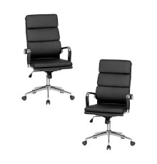 Набор 2 шт Офисное кресло для руководителей DOBRIN ARNOLD, чёрный