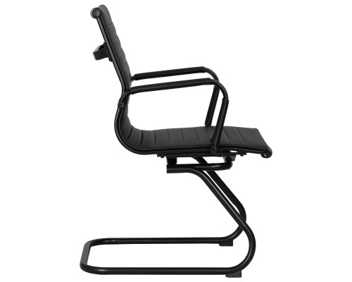 Офисное кресло для посетителей DOBRIN CODY BLACK, чёрный