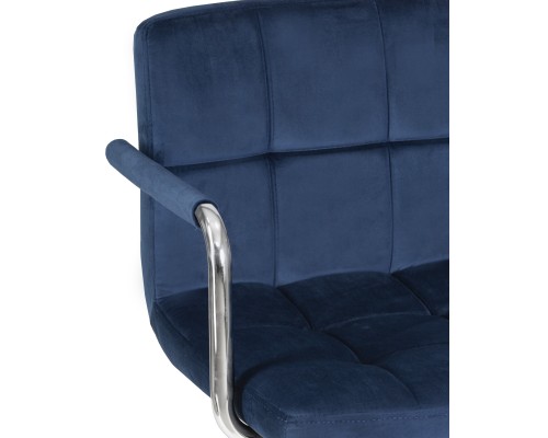 Набор 2 шт Офисное кресло для персонала DOBRIN TERRY, синий велюр (MJ9-117)
