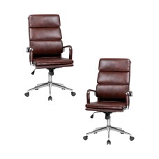 Набор 2 шт Офисное кресло для руководителей DOBRIN ARNOLD, коричневый