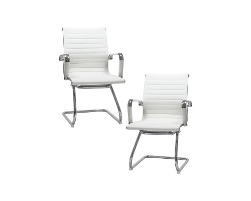 Набор 2 шт Офисное кресло для посетителей DOBRIN CODY, белый