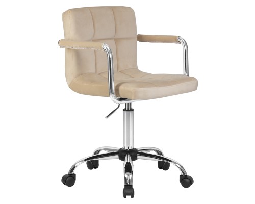 Офисное кресло для персонала DOBRIN TERRY, бежевый велюр (MJ9-10)