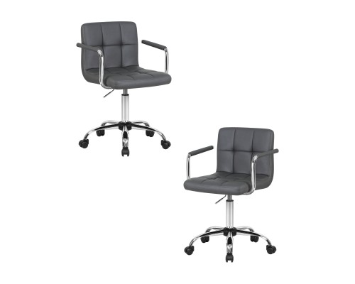 Набор 2 шт Офисное кресло для персонала DOBRIN TERRY, серый