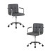 Набор 2 шт Офисное кресло для персонала DOBRIN TERRY, серый