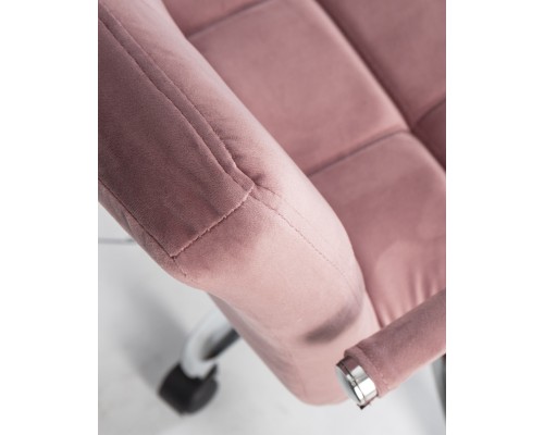 Набор 2 шт Офисное кресло для персонала DOBRIN TERRY, пудрово-розовый велюр (MJ9-32)