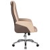 Офисное кресло для руководителей DOBRIN LEONARD, коричнево-бежевый