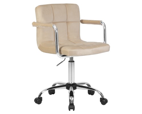 Офисное кресло для персонала DOBRIN TERRY, бежевый велюр (MJ9-10)