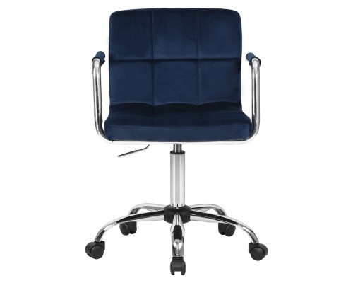 Набор 2 шт Офисное кресло для персонала DOBRIN TERRY, синий велюр (MJ9-117)