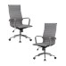 Набор 2 шт Офисное кресло для руководителей DOBRIN CLARK SIMPLE, серый (47)