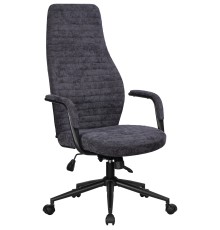 Офисное кресло для руководителей DOBRIN LOKI, антрацит (VRH230-01)