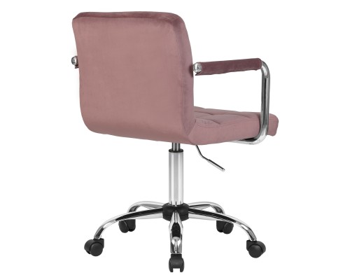 Набор 2 шт Офисное кресло для персонала DOBRIN TERRY, пудрово-розовый велюр (MJ9-32)