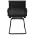 Офисное кресло для посетителей DOBRIN CODY BLACK, чёрный
