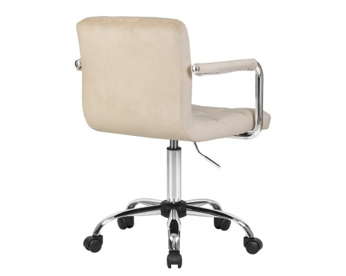 Офисное кресло для персонала DOBRIN TERRY, бежевый велюр (MJ9-10)