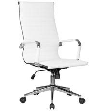 Офисное кресло для руководителей DOBRIN CLARK SIMPLE, белый