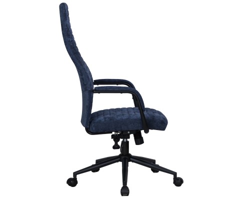 Офисное кресло для руководителей DOBRIN LOKI, синий (VRH230-25)