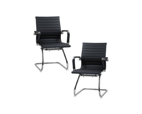 Набор 2 шт Офисное кресло для посетителей DOBRIN CODY, чёрный