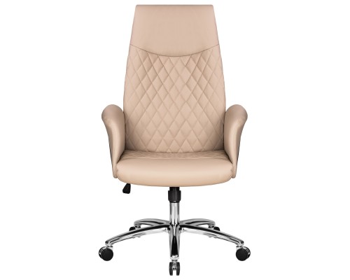 Офисное кресло для руководителей DOBRIN LEONARD, коричнево-бежевый