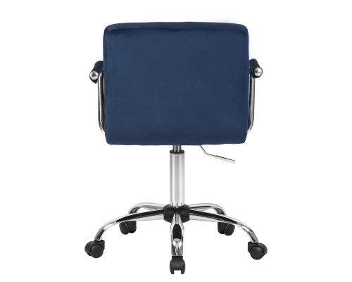 Набор 2 шт Офисное кресло для персонала DOBRIN TERRY, синий велюр (MJ9-117)