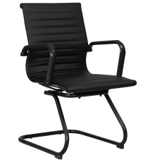 Офисное кресло для посетителей DOBRIN CODY BLACK, чёрный