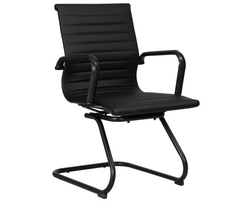 Офисное кресло для посетителей DOBRIN CODY BLACK, чёрный