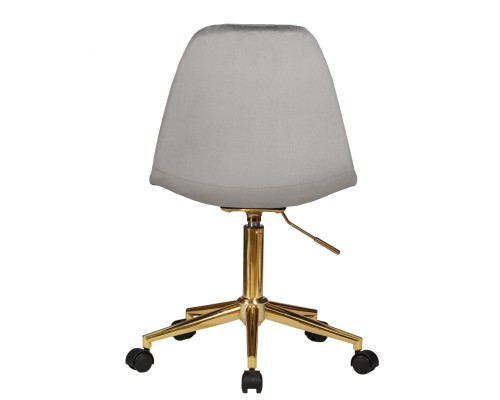 Набор 2 шт Офисное кресло для персонала DOBRIN MONTY GOLD, серый велюр (MJ9-75)