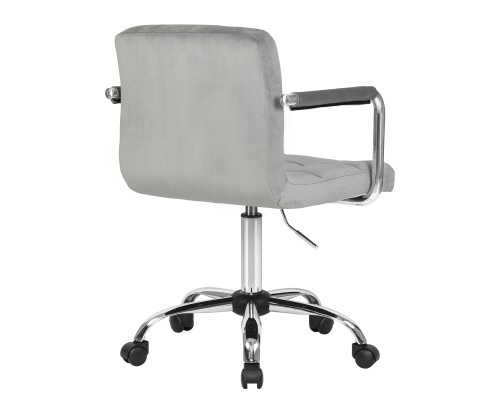 Офисное кресло для персонала DOBRIN TERRY, серый велюр (MJ9-75)