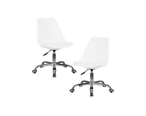 Набор 2 шт Офисное кресло для персонала DOBRIN MICKEY, белый
