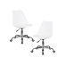 Набор 2 шт Офисное кресло для персонала DOBRIN MICKEY, белый
