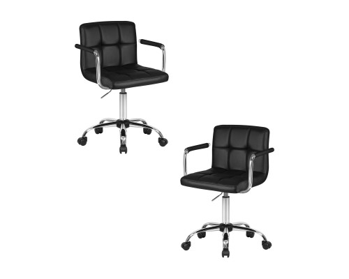 Набор 2 шт Офисное кресло для персонала DOBRIN TERRY, чёрный