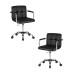 Набор 2 шт Офисное кресло для персонала DOBRIN TERRY, чёрный