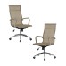 Набор 2 шт Офисное кресло для персонала DOBRIN CARTER, бежевый (22039)