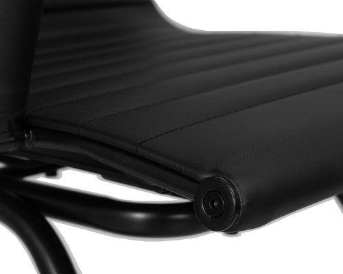 Офисное кресло для посетителей DOBRIN CODY BLACK, чёрный