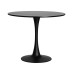 Стол обеденный MIA, черная столешница, черное основание