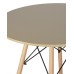 Стол обеденный DOBRIN CHELSEA`80, ножки светлый бук, столешница бежевая