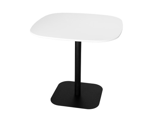 Стол обеденный DOBRIN OTIS, белая столешница, черное основание