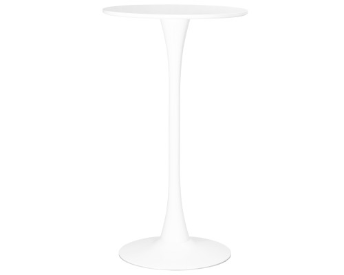 Стол барный MIA BAR, белая столешница, белое основание